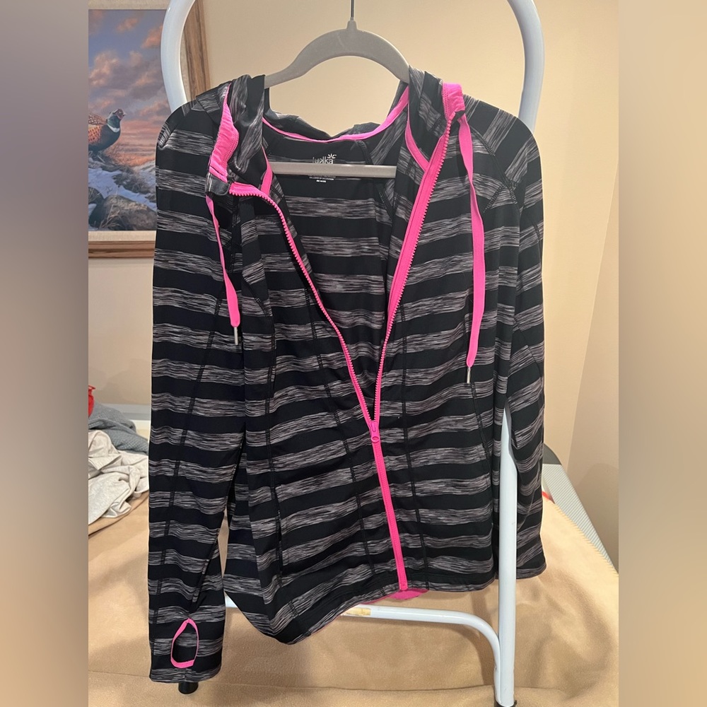 Full zip active lightweight sweatshirt